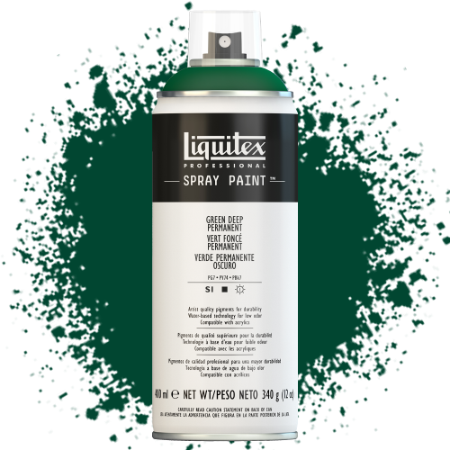 Farba akrylowa w sprayu Liquitex 400 ml 350 Green deep permanent