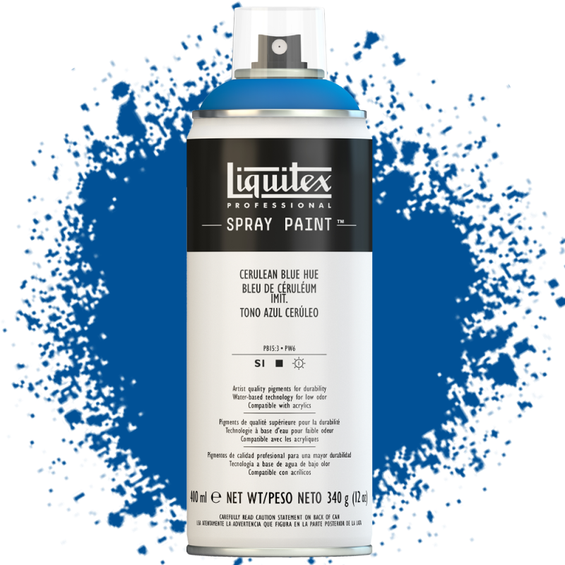 Farba akrylowa w sprayu Liquitex 400 ml 470 (0) Cerulean blue hue