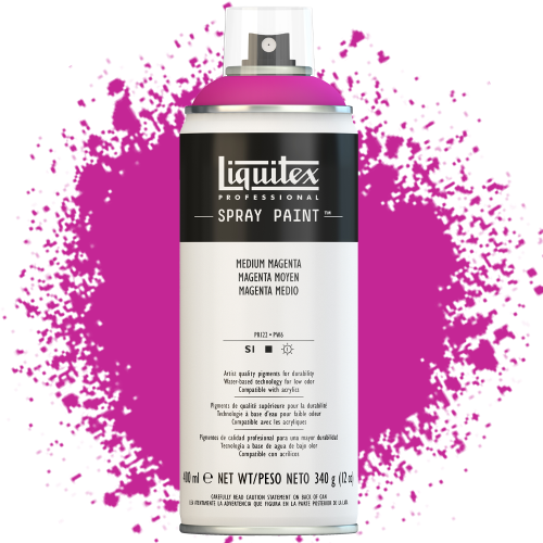 Farba akrylowa w sprayu Liquitex 400 ml 500 Medium magenta