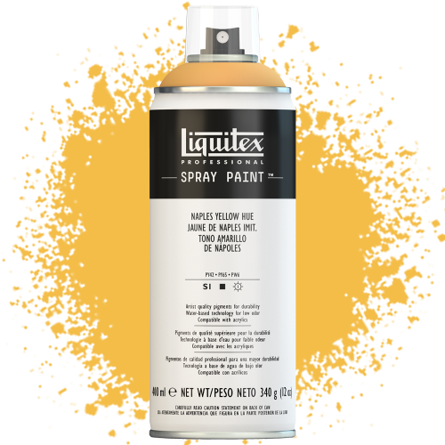 Farba akrylowa w sprayu Liquitex 400 ml 601 Naples yellow hue