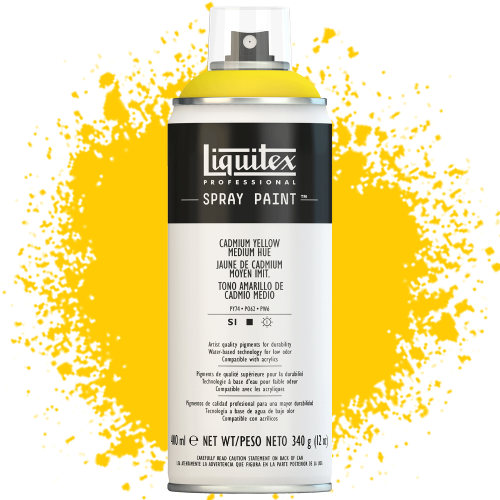 Farba akrylowa w sprayu Liquitex 400 ml 830 (0) Cadmium yellow medium hue