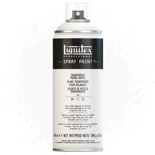 Farba akrylowa w sprayu Liquitex 400 ml 430 Transparent mixing white