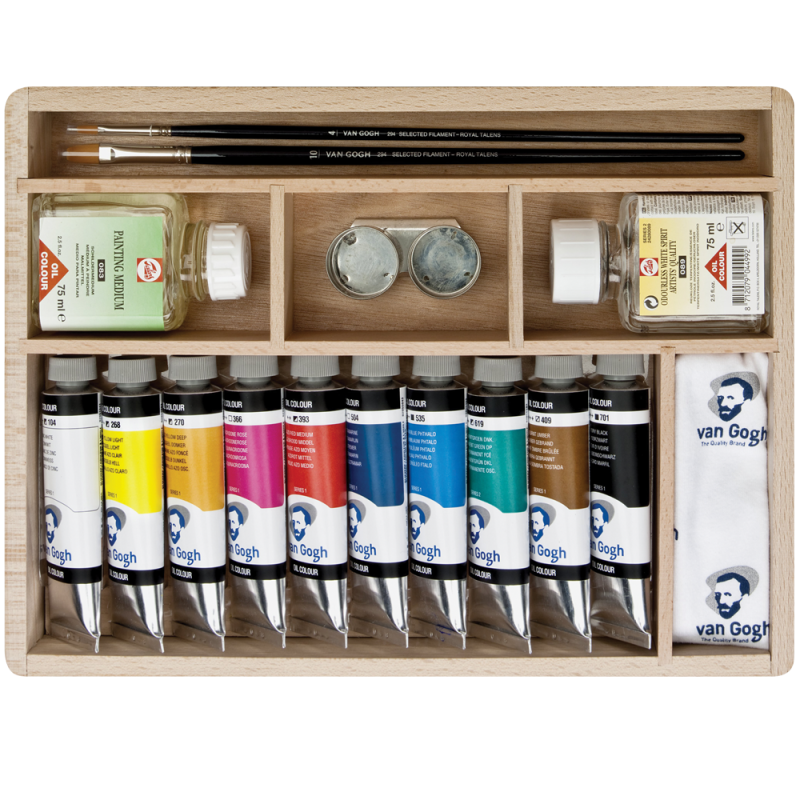 Zestaw farb olejnych Van Gogh Oil Colour Box Basic