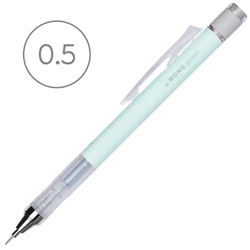 Ołówek automatyczny Mono Graph Tombow 0,5 mm - Pastel green