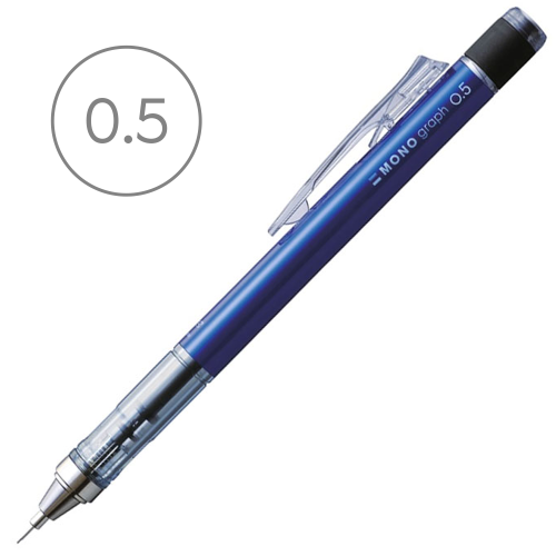 Ołówek automatyczny Mono Graph Tombow 0,5 mm - Blue 