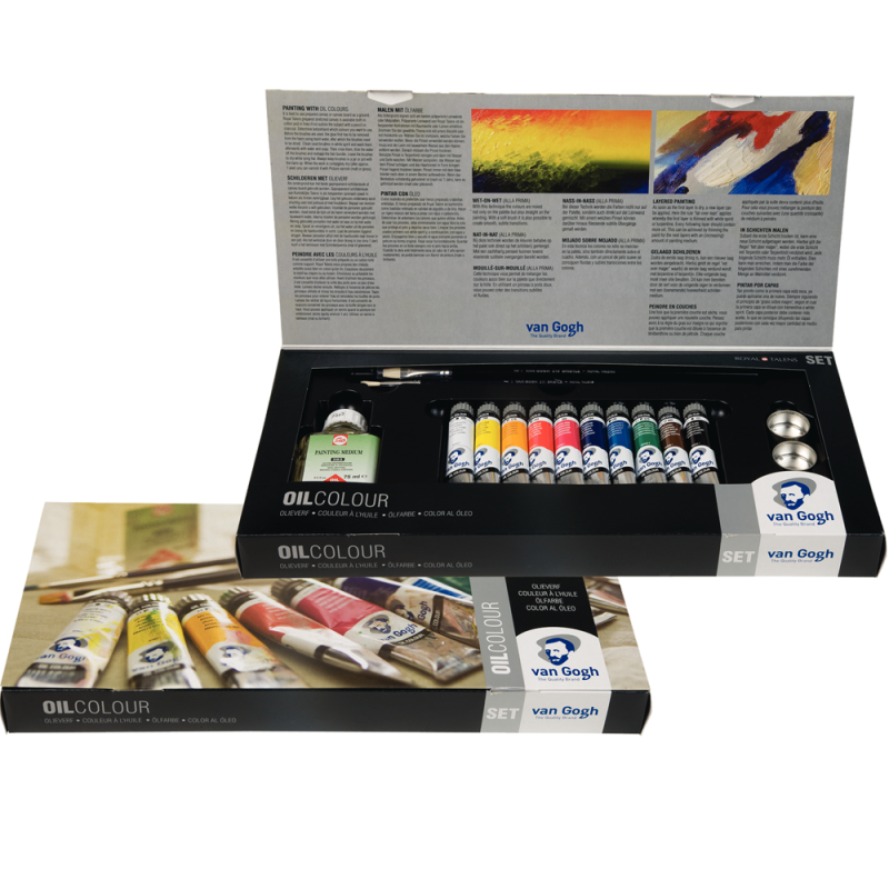Zestaw farb olejnych Van Gogh 10x20 ml + akcesoria