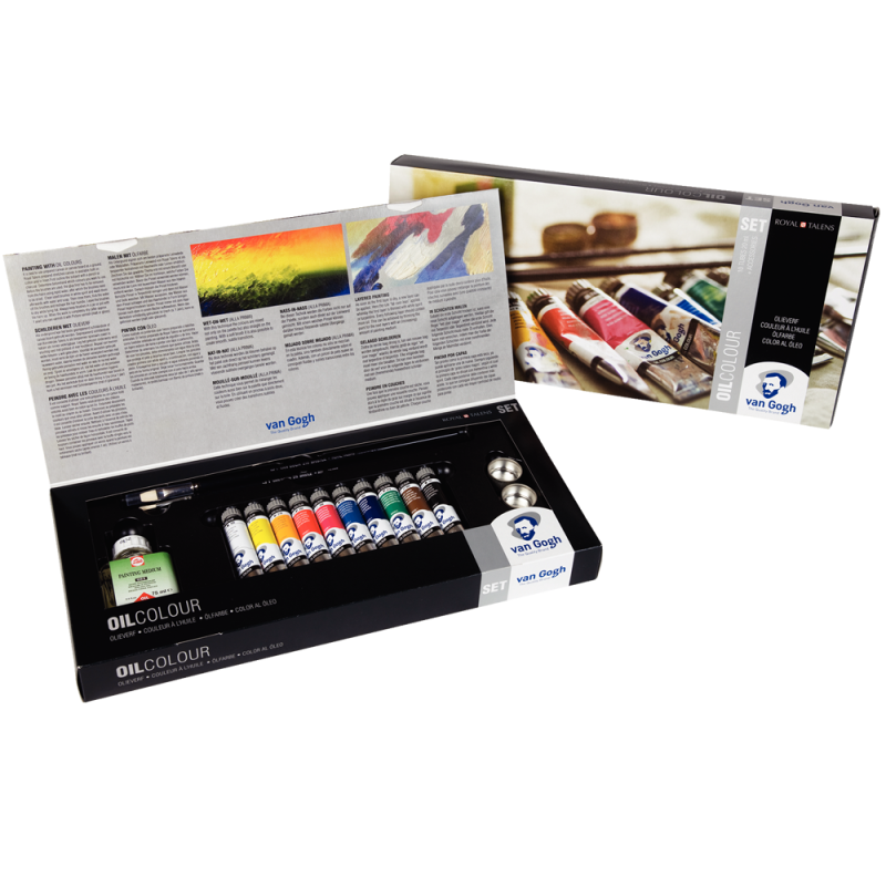 Zestaw farb olejnych Van Gogh 10x20 ml + akcesoria