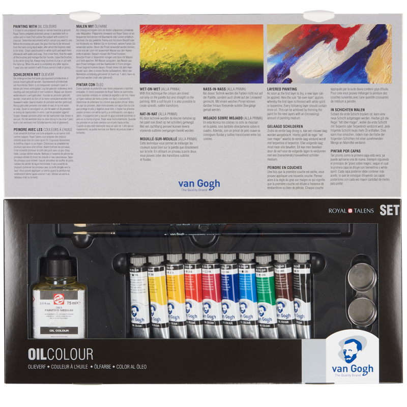 Zestaw farb olejnych Van Gogh 10x20 ml + akcesoria
