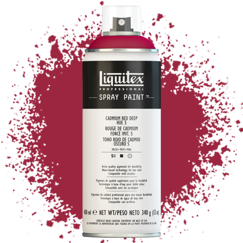 Farba akrylowa w sprayu Liquitex 400 ml 311 (5) Cadmium red deep hue