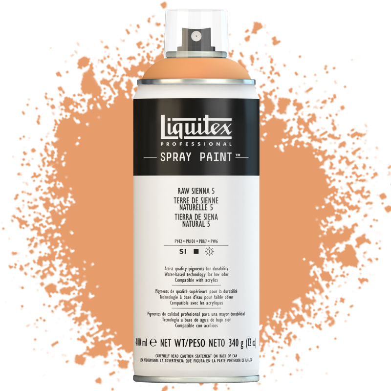 Farba akrylowa w sprayu Liquitex 400 ml 330 (5) Raw sienna