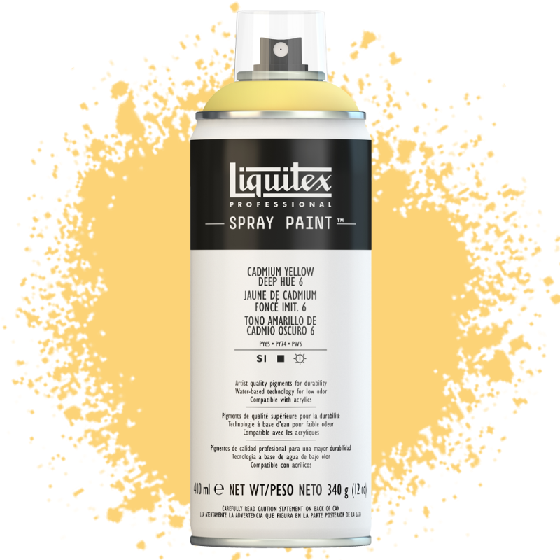 Farba akrylowa w sprayu Liquitex 400 ml 163 (6) Cadmium yellow deep hue