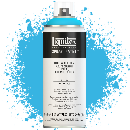 Farba akrylowa w sprayu Liquitex 400 ml 470 (6) Cerulean blue hue