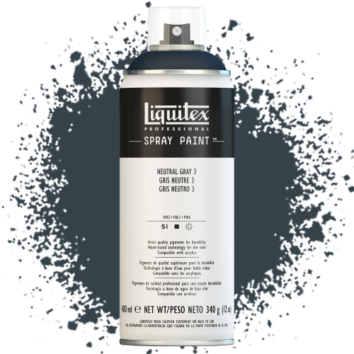 Farba akrylowa w sprayu Liquitex 400 ml 599 (3) Neutral gray