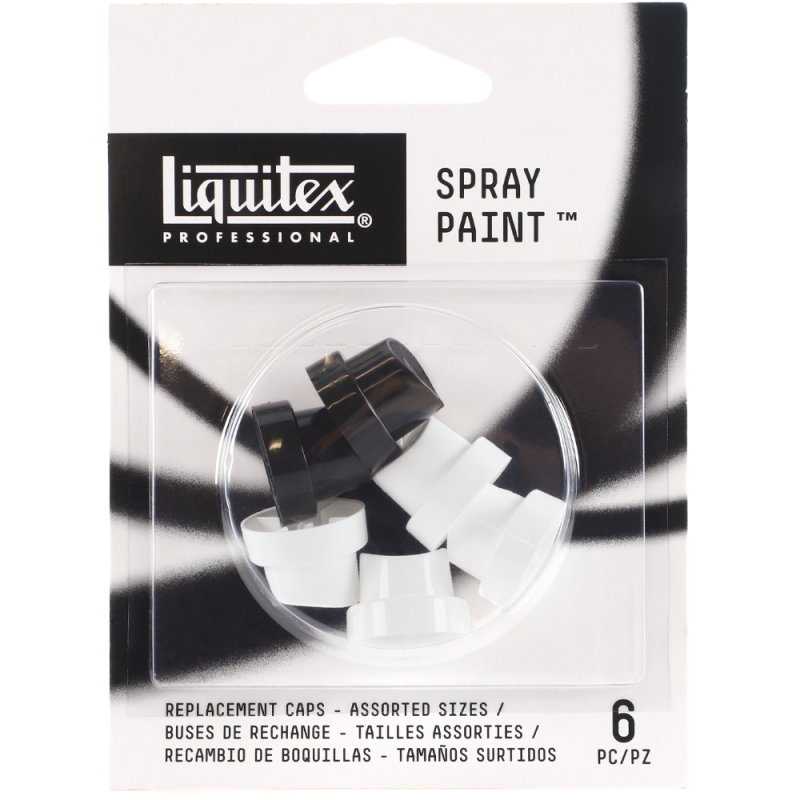 Końcówki do sprayu Liquitex Cap 6 szt. różne wielkości