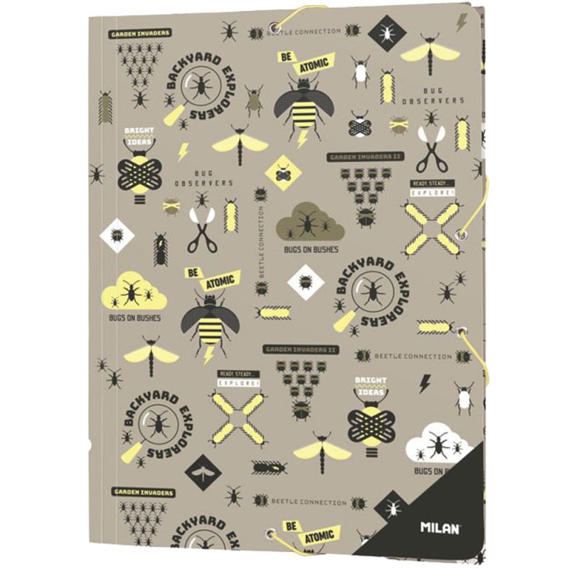 Teczka kartonowa Milan A4 - owady