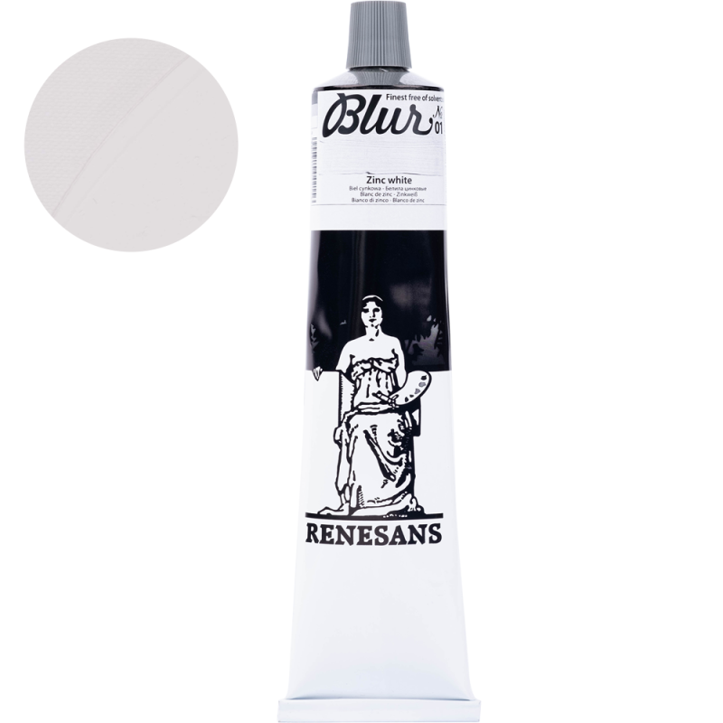 Farba olejna Renesans Blur 200 ml - 01 Biel cynkowa