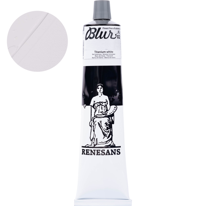 Farba olejna Renesans Blur 200 ml - 02 Biel tytanowa