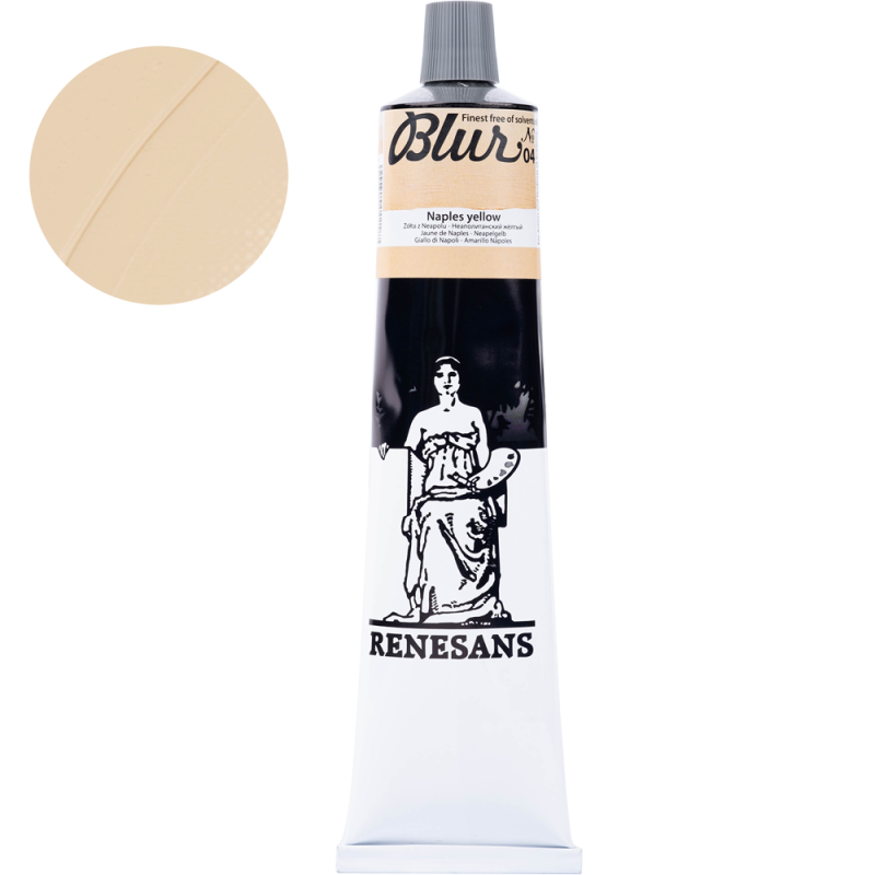 Farba olejna Renesans Blur 200 ml - 04 Żółta z Neapolu