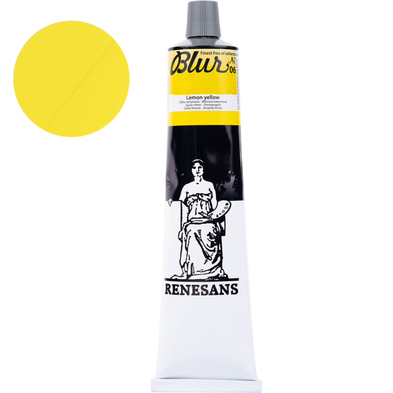Farba olejna Renesans Blur 200 ml - 06 Żółta cytrynowa
