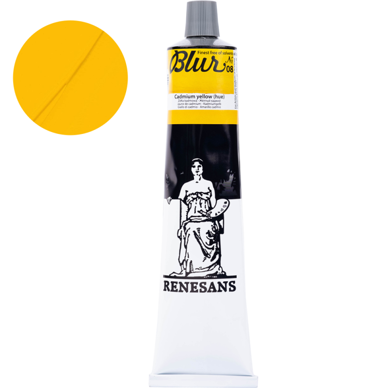 Farba olejna Renesans Blur 200 ml - 08 Żółta kadmowa