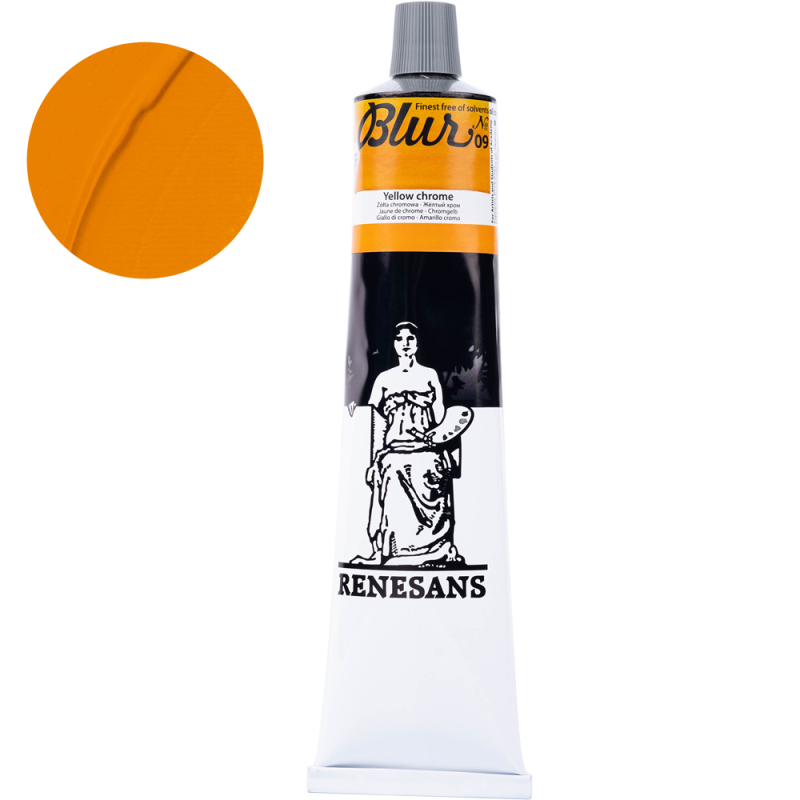 Farba olejna Renesans Blur 200 ml - 09 Żółta chromowa