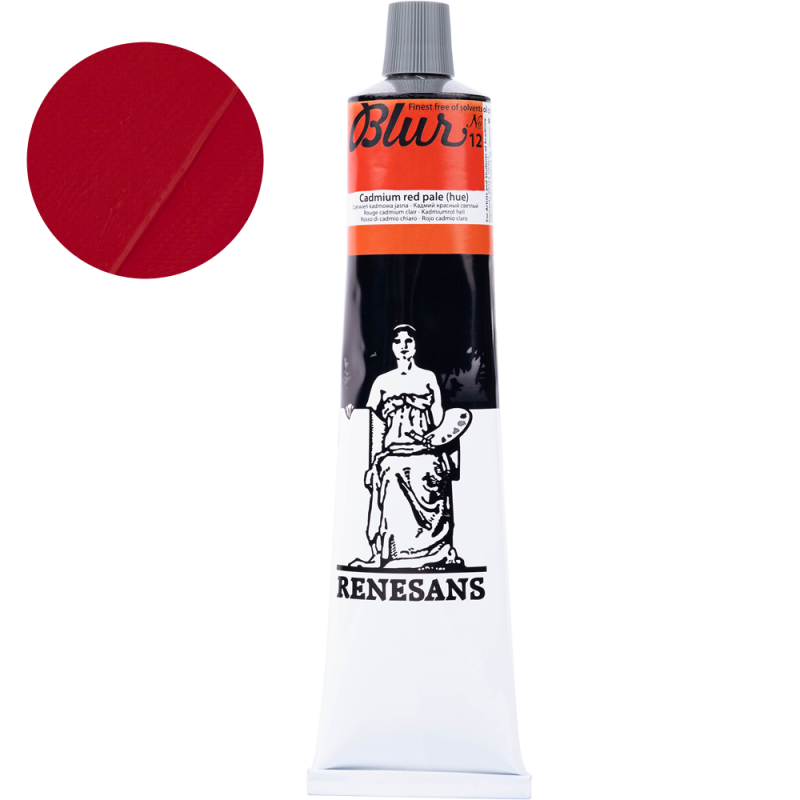 Farba olejna Renesans Blur 200 ml - 12 Czerwień kadmowa jasna