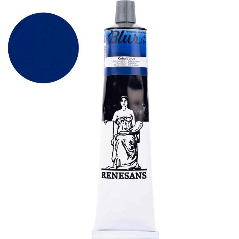 Farba olejna Renesans Blur 200 ml - 19 Błękit kobaltowy