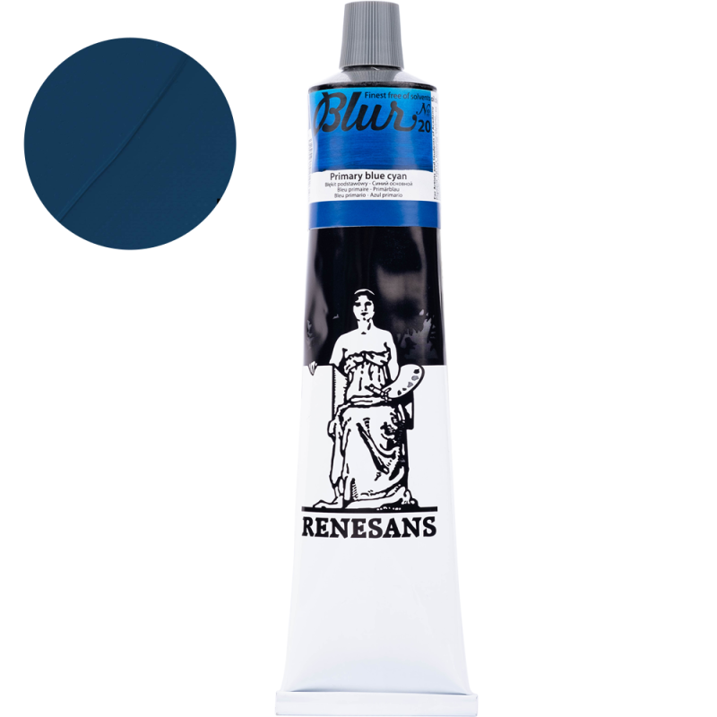 Farba olejna Renesans Blur 200 ml - 20 Błękit podstawowy