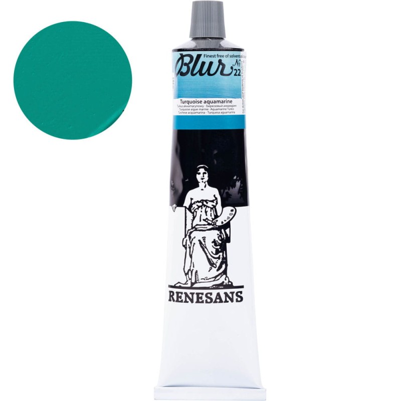 Farba olejna Renesans Blur 200 ml - 22 Turkus akwamarynowy