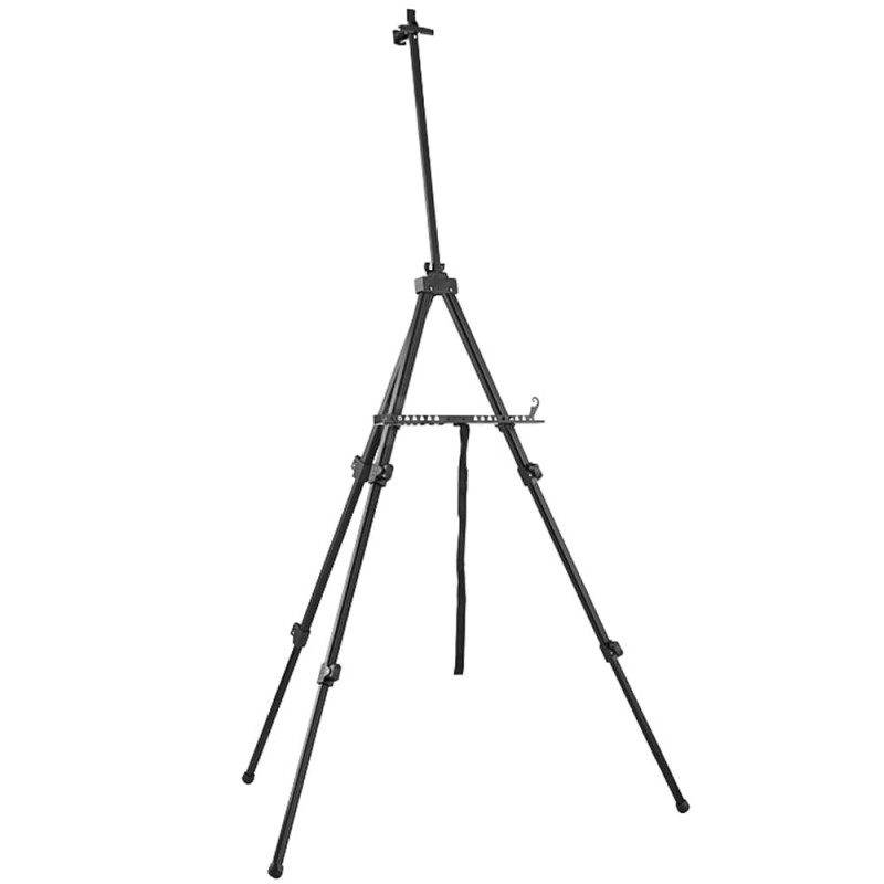 Sztaluga plenerowa aluminiowa L/XL- czarny