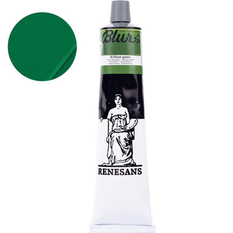 Farba olejna Renesans Blur 200 ml - 24 Zieleń błyszcząca