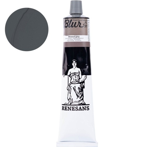 Farba olejna Renesans Blur 200 ml - 37 Szary mineralny
