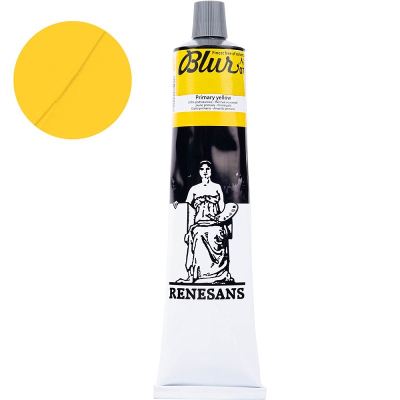 Farba olejna Renesans Blur 200 ml - 07 Żółta podstawowa