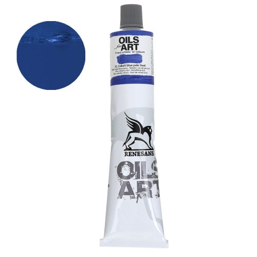 Farba olejna Renesans Oils for Art 140 ml - 32 Błękit kobaltowy jasny (hue)