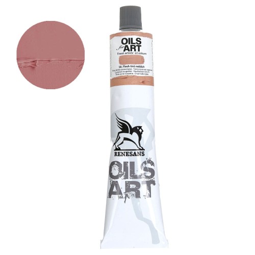 Farba olejna Renesans Oils for Art 140 ml - 58 Tinta cielista czerwonawa