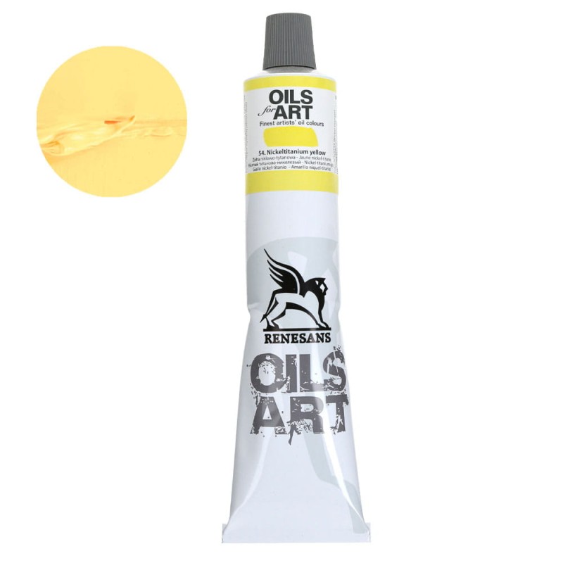 Farba olejna Olej for Art 140 ml - 54 Żółta Niklowo-Tytanowa