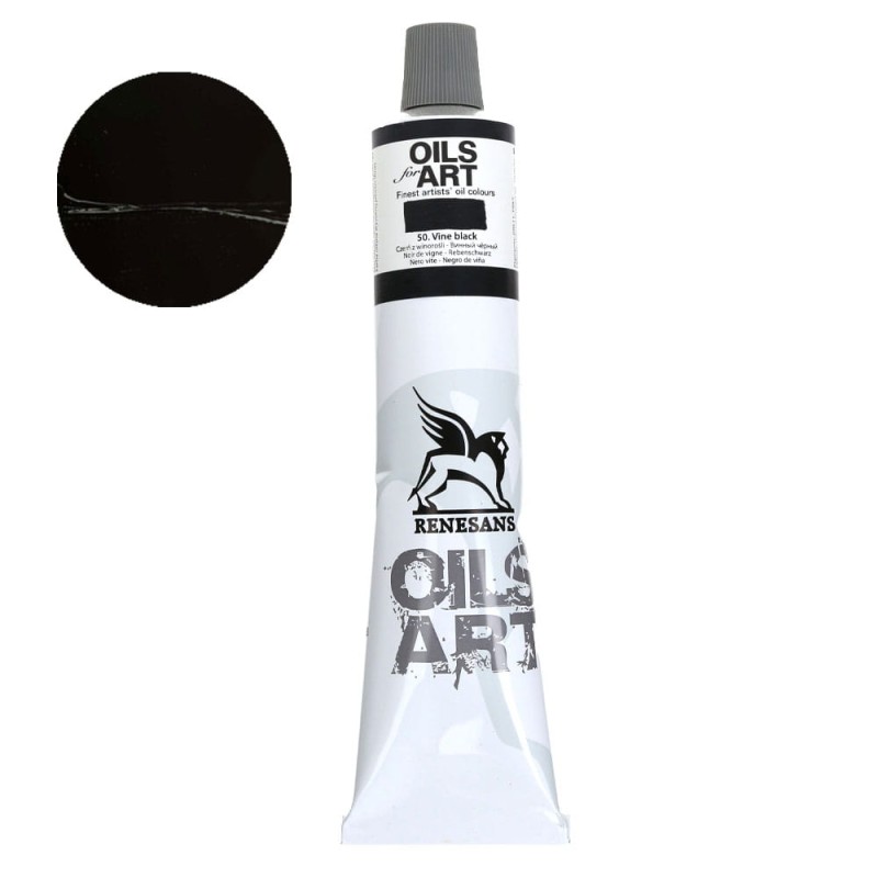 Farba olejna Olej for Art 140 ml - 50 Czerń Z Winorośli