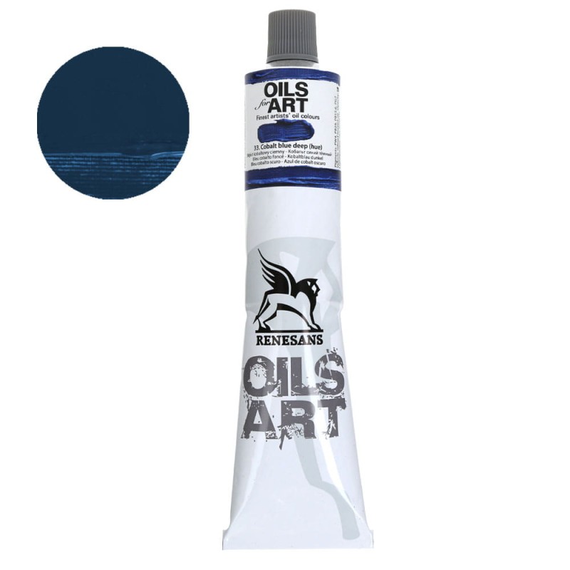 Farba olejna Olej for Art 140 ml - 33 Błękit Kobaltowy Ciemny