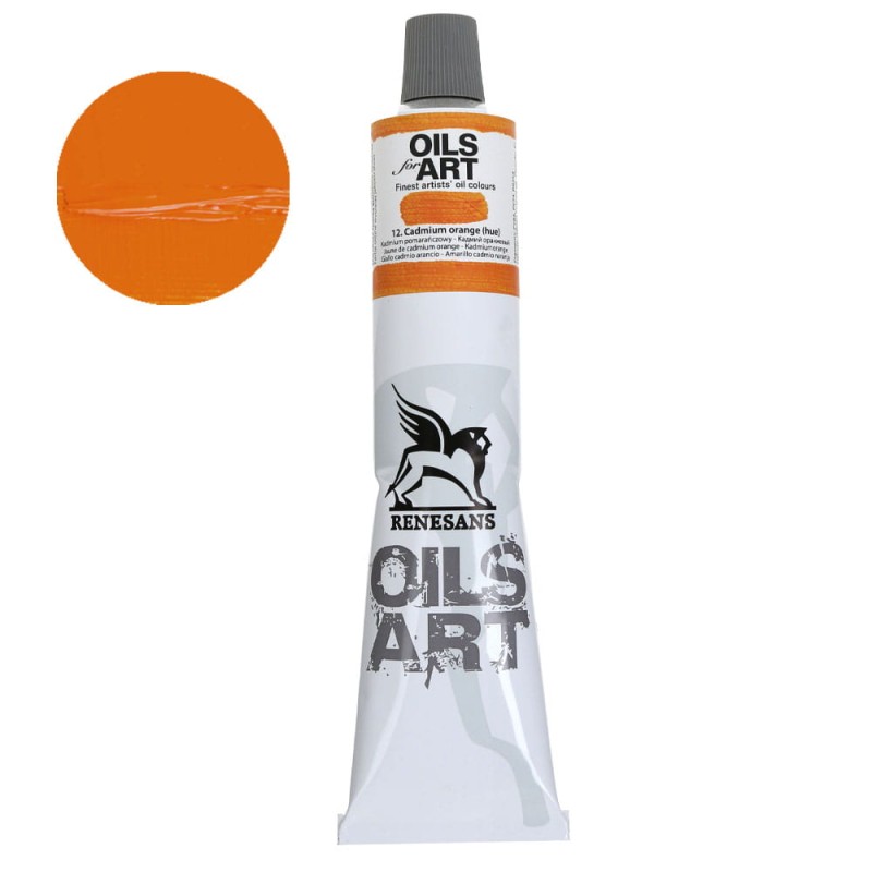 Farba olejna Olej for Art 140 ml - 12 Żółty Kadmowy Pomarańczowy