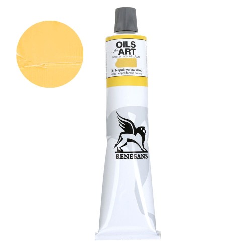 Farba olejna Renesans Oils for Art 140 ml - 06 Żółty neapolitański ciemny