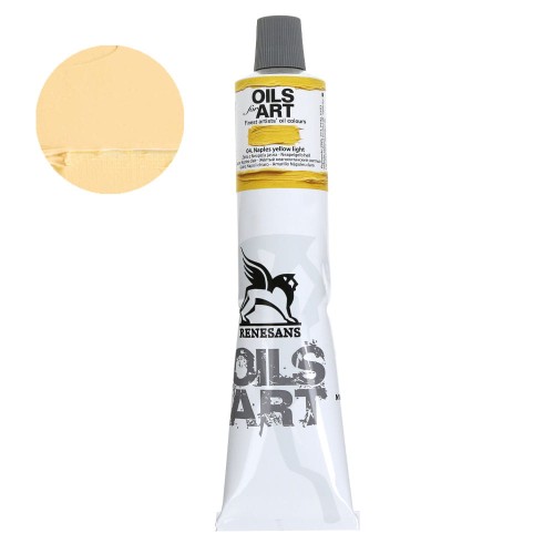 Farba olejna Renesans Oils for Art 140 ml - 04 Żółty neapolitański jasny