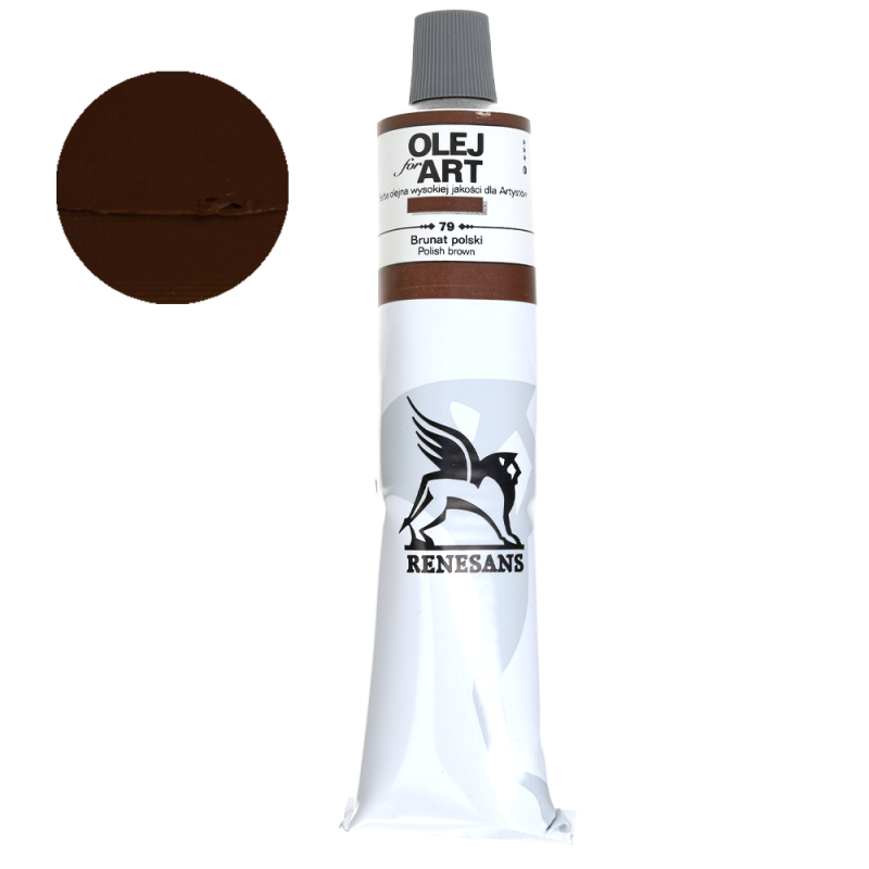 Farba olejna Olej for Art 140 ml - 79 Brunat Polski