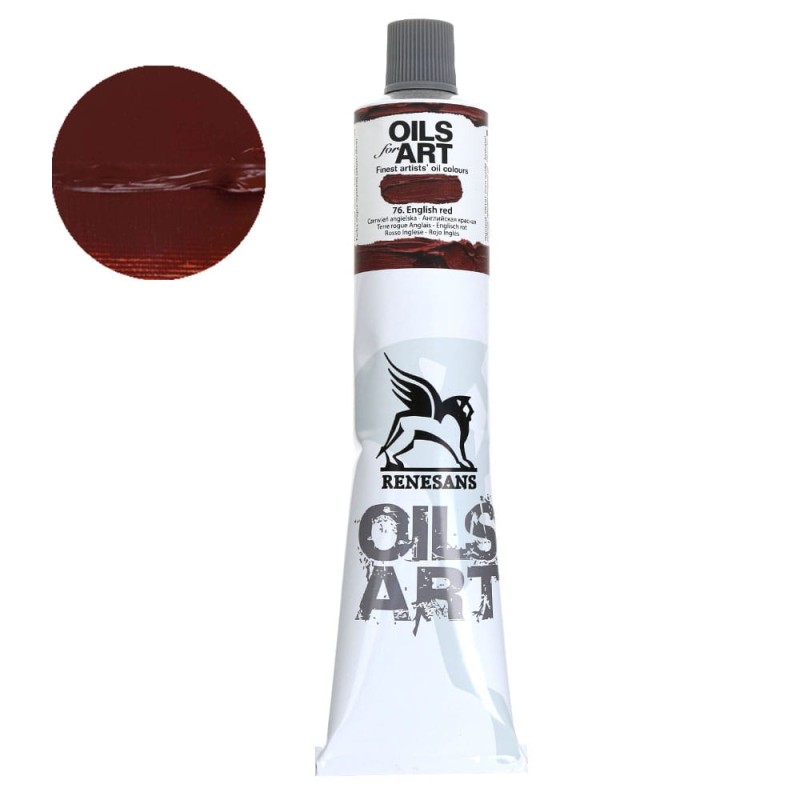 Farba olejna Olej for Art 140 ml - 76 Czerwień Angielska