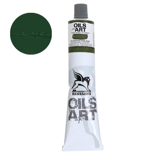 Farba olejna Renesans Oils for Art 140 ml - 75 Chromoksyd zielony