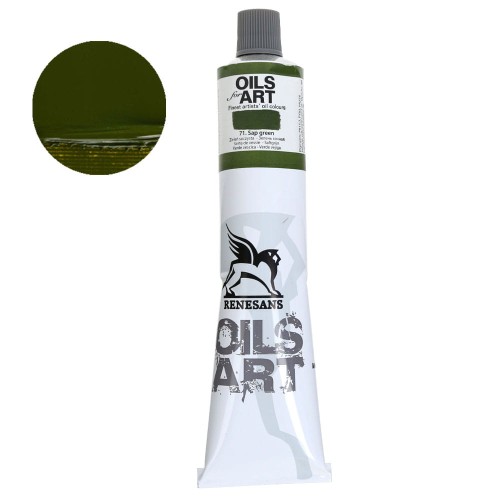 Farba olejna Renesans Oils for Art 140 ml - 71 Zieleń soczysta