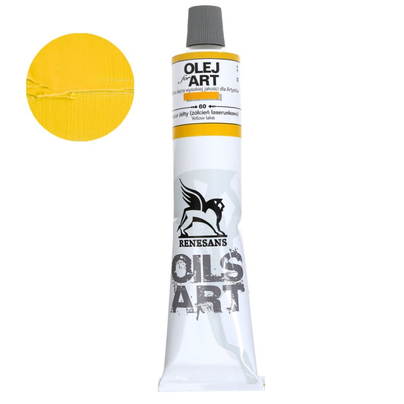 Farba olejna Olej for Art 140 ml - 60 Lazur Żółty