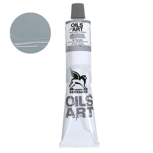 Farba olejna Renesans Oils for Art 140 ml - 48 Szarość perłowa