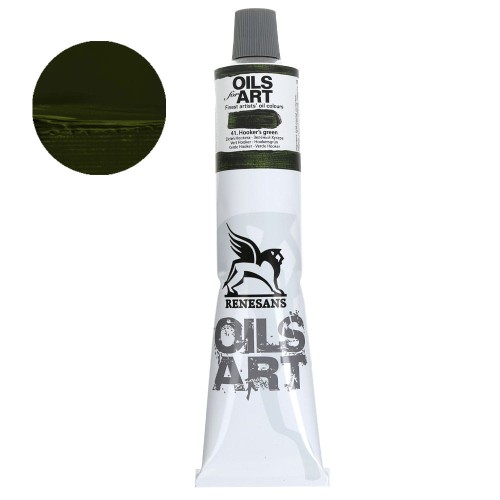 Farba olejna Renesans Oils for Art 140 ml - 41 Zieleń Hookera