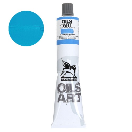 Farba olejna Renesans Oils for Art 140 ml - 31 Błękit śródziemnomorski