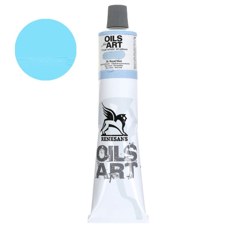 Farba olejna Olej for Art 140 ml - 28 Błękit Królewski